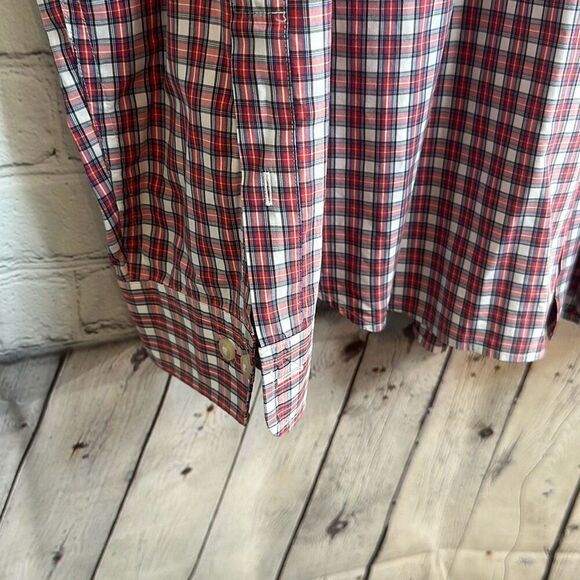Brooks Brothers Red Fleece Red White Checked Long Sleeve Dress Shirt Mens XXL - Picture 3 of 8